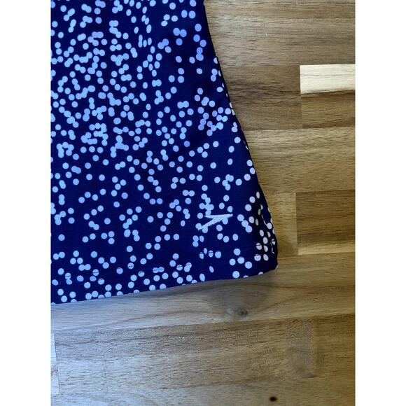 Speedo Swimsuit Tanktini Bikini Halter Top Blue White Polka Dot Size 32 Small - Picture 3 of 7